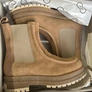 CALIA  By Carrie Underwood SAMIE‎ Moc Toe Boots NWT Tan Winter Size 7